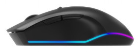 foto de RATON GAMING GEMBIRD RGB INALAMBRICO RECARGABLE DE 6 BOTONES FIREBOLT NEGRO