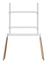 foto de SOPORTE DE SUELO GEMBIRD PARA TV 55 - 86 BLANCO/MADERA