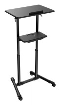 foto de PUPITRE DE CONFERENCIA MOVIL GEMBIRD CON RUEDAS PIVOTANTES NEGRO