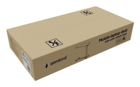 foto de ESCRITORIO MOVIL GEMBIRD PARA PORTATIL CON RUEDAS INVISIBLES NEGRO