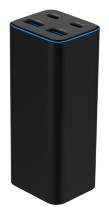 foto de CARGADOR RAPIDO GEMBIRD USB POWERDELIVERY GAN DE 4 PUERTOS 100 W NEGRO