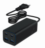 foto de CARGADOR RAPIDO GEMBIRD USB POWERDELIVERY GAN DE 4 PUERTOS 100 W NEGRO