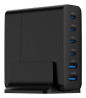 foto de CARGADOR RAPIDO GEMBIRD USB GAN DE 6 PUERTOS 75 W NEGRO