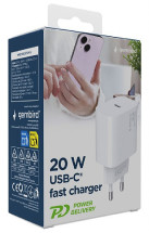 foto de CARGADOR RAPIDO GEMBIRD USB TYPE-C DE 20 W BLANCO