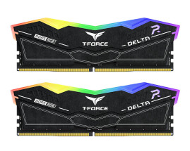 foto de DDR5 TEAMGROUP T-FORCE DELTA RGB 8GB X2 6000 NEGRO