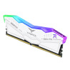 foto de DDR5 TEAMGROUP T-FORCE DELTA RGB 8GB X2 6000 BLANCO LED