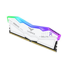 foto de DDR5 TEAMGROUP T-FORCE DELTA RGB 16GB X2 6000 BLANCO