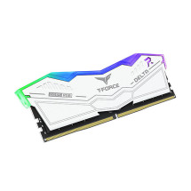 foto de DDR5 TEAMGROUP T-FORCE DELTA RGB 16GB X2 6000 BLANCO