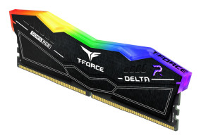 foto de DDR5 TEAMGROUP T-FORCE DELTA RGB 16GB X2 6400 NEGRO