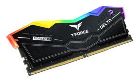 foto de DDR5 TEAMGROUP T-FORCE DELTA RGB 16GB X2 6400 NEGRO