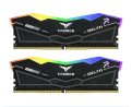 foto de DDR5 TEAMGROUP T-FORCE DELTA RGB 16GB X2 6400 NEGRO