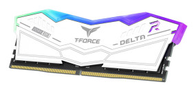 foto de DDR5 TEAMGROUP T-FORCE DELTA RGB 16GB X2 6400 BLANCO