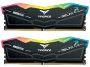 foto de DDR5 TEAMGROUP T-FORCE DELTA RGB 16GB X2 7200 NEGRO