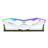 foto de DDR5 TEAMGROUP T-FORCE DELTA RGB 16GB X2 7200 BLANCO