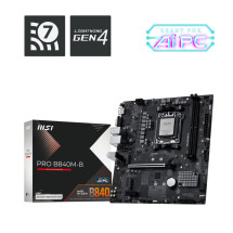 foto de PLACA BASE MSI PRO B840M-B PCI-E 16x Gen4, M.2 Gen4
