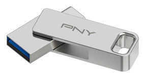 foto de MEMORIA USB 3.2 PNY 64GB DUO LINK TYPE-C DUAL