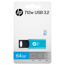 foto de MEMORIA USB 3.2 HP 64GB 712W AZUL