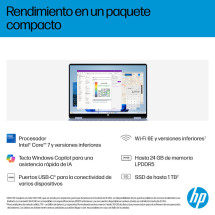 foto de PORTATIL HP OMNIBOOK 5 FLIP 14-fp0014ns i5-1334U 16GB 512GB 14TACTIL W11H