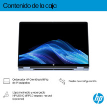 foto de PORTATIL HP OMNIBOOK 5 FLIP 14-fp0014ns i5-1334U 16GB 512GB 14TACTIL W11H