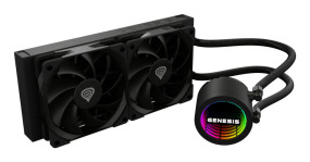 foto de VENTILADOR GENESIS REFRIGERACION LIQUIDA HYDRIA 240 120MM + PASTA TERMICA