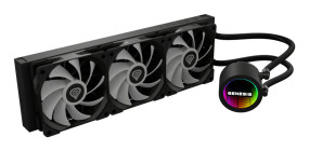 foto de VENTILADOR GENESIS REFRIGERACION LIQUIDA HYDRIA 360 ARGB 120MM + PASTA TERMICA