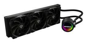 foto de VENTILADOR GENESIS REFRIGERACION LIQUIDA HYDRIA 360 120MM + PASTA TERMICA