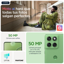 foto de SMARTPHONE MOTOROLA MOTO EDGE 60 5G 12GB 512GB SHAMROCK GREEN