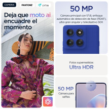 foto de SMARTPHONE MOTOROLA MOTO EDGE 60 PRO 5G 12GB/512GB DAZZLING BLUE