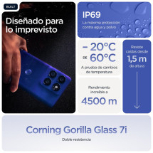 foto de SMARTPHONE MOTOROLA MOTO EDGE 60 PRO 5G 12GB/512GB DAZZLING BLUE