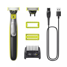 foto de RECORTADORA PHILIPS QP2834/23 ONE BLADE 360 CARA CUERPO DOBLE CUCHILLA