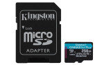 foto de Kingston Technology Tarjeta microSDXC Canvas Go Plus Gen4 de 256 GB, 200 MB/s, A2 U3 V30 y adaptador