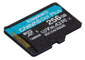 foto de Kingston Technology Tarjeta microSDXC Canvas Go Plus Gen4 de 256 GB, 200 MB/s, A2 U3 V30 y adaptador