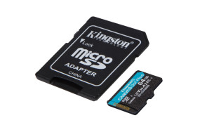 foto de MICRO SD KINGSTON 64GB CANVAS GO PLUS U3 V30 CON ADAPTADOR