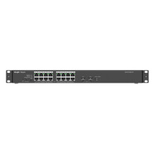 foto de SWITCH RUIJIE REYEE RG-ES118GS-P-L 16P DOWLINK + 2UPLINK SFP