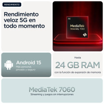 foto de SMARTPHONE MOTOROLA MOTO G56 5G 8GB/256GB GRAY MIST