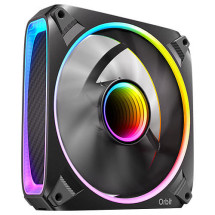 foto de VENTILADOR CAJA ANTEC ORBIT ARGB 3X VENT REVERSE 120MM RGB NEGRO