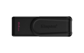 foto de MEMORIA USB 3.2 KINGSTON 64GB DTXS/64GB BLACK/BLACK
