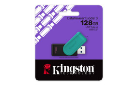 foto de MEMORIA USB 3.2 KINGSTON 128GB DTXS/128GB BLACK/TURQUOISE