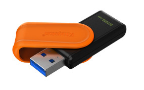 foto de MEMORIA USB 3.2 KINGSTON 256GB DTXS/256GB BLACK/ORANGE