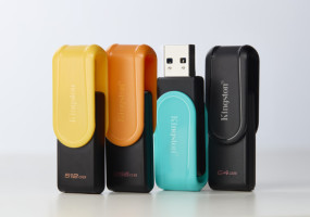 foto de MEMORIA USB 3.2 KINGSTON 256GB DTXS/256GB BLACK/ORANGE