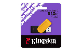 foto de MEMORIA USB 3.2 KINGSTON 512GB DTXS/512GB BLACK/YELLOW