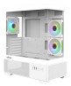 foto de CAJA ZALMAN CHRONIX ATX 3 XVENT 120MM ARGB 1XUSB 3.0 BLANCO S/N FUENTE