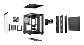 foto de CAJA BEQUIET LIGHT BASE 600 DX ATX SIN FUENTE ARGB NEGRO