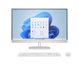 foto de HP All-in-One 27-cr0090ns Intel? Core? i5 i5-1335U 68,6 cm (27) 1920 x 1080 Pixeles 16 GB DDR4-SDRAM 512 GB SSD FreeDOS Wi-Fi 6 (802.11ax) Blanco
