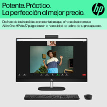 foto de HP All-in-One 27-cr0090ns Intel? Core? i5 i5-1335U 68,6 cm (27) 1920 x 1080 Pixeles 16 GB DDR4-SDRAM 512 GB SSD FreeDOS Wi-Fi 6 (802.11ax) Blanco