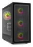 foto de CAJA NOX SEMITORRE HYPERFLOW HUMMER AERO ARGB NEGRO USB 3.0 TYPE C