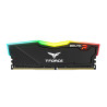 foto de DDR4 TEAMGROUP T-FORCE DELTA RGB 32GB X2 3200 NEGRO DDR4 CL16-20-20-40 1.35V
