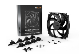 foto de VENTILADOR BE QUIET PURE WINGS 4 140MM NEGRO PWM HIGH-SPEED