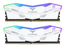 foto de DDR5 TEAMGROUP T-FORCE DELTA RGB 16GB X2 6000 NEGRO CL30-39-39-76 1.4V