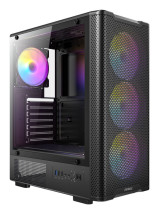 foto de CAJA ANTEC VX-310 ATX 4 VENTILADORES ARGB NEGRA